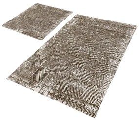Кафяви килими за баня в комплект от 2 бр. 60x100 cm – Mila Home