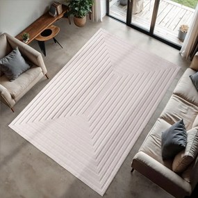 Кремав килим за открито и закрито 200x290 cm Doha 1653 Cream – Ayyildiz Carpets