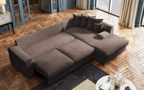 Разтегателен ъглов диван Рим