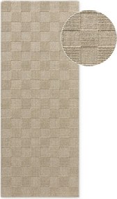 Бежова ръчно изработена вълнена пътека 80x200 cm Scala – Villeroy&amp;Boch