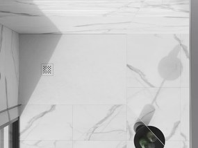Mexen Stone+ правоъгълно композитно корито 120 x 100 см, бяло, бяла облицовка