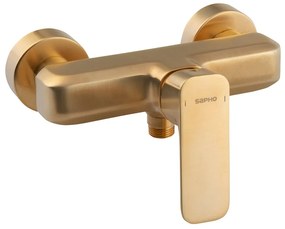 Стенна душ батерия в златист цвят (1 изход) Spy – Sapho