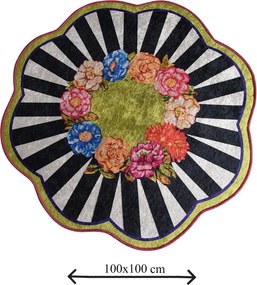 Килим за баня ø 100 cm Loan – Foutastic