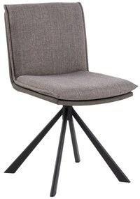 Сив трапезен стол Flynn - Actona