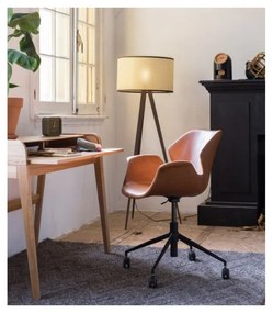 Кафяв офис стол Офис стол Nikki - Zuiver