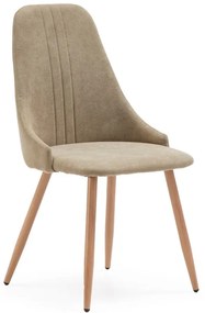 Светлозелени трапезни столове в комплект от 4 Seul - Marckeric