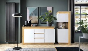 Витрина Lynx 1D-Ляво-Естествено-Бяло