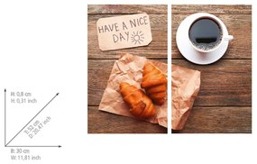 Капаци за печки от закалено стъкло в комплект от 2 броя 52x30 cm Nice Day - Allstar