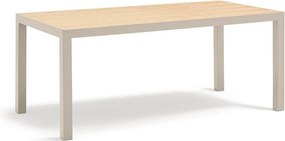 Трапезна маса с дъбова дървена плоскост 75x180 cm Alma – Teulat