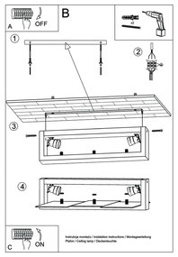 Стенна лампа Natural Leda - Sollux