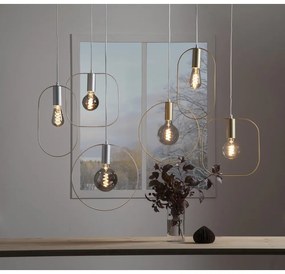 Висящо осветително тяло в златист цвят Shape – Star Trading