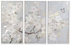 Комплект от 3 снимки DKD Home Decor Дърво Ориенталски (150 x 4 x 100 cm) (3 pcs)