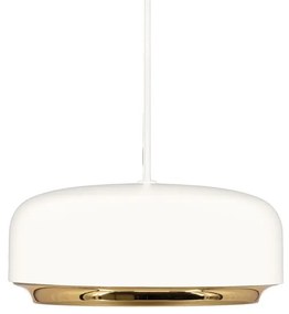 Бяла LED лампа за окачване с метален абажур ø 22 cm Hazel mini - UMAGE