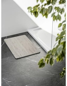Светлокафяв килим за баня от диатомична глина 39x60 cm Puna – Wenko