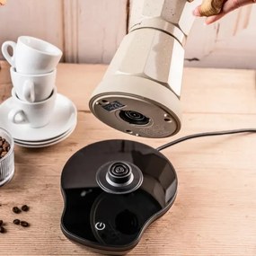Електрическа кубинска кафеварка Klausberg KB 7999, 500W, 6 чаши, Вграден нагревател, Предпазен клапан, Бежов мрамор
