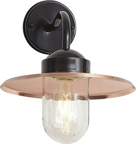 Външна стенна лампа медна IP44 - Мюнхен