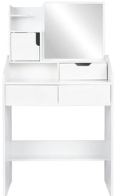 Козметична тоалетка с огледало и чекмеджета