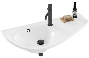 Ravak XJ1P1100000 - Стенна мивка AVOCADO 85x45 cm лят мрамор/бяла