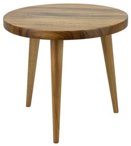 Horecano - Дървена стойка за бюфет с крачета кръгла ф28xh25см АКАЦИЯ ALAS-(SWRS-050118-B5L)