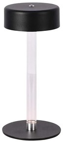 LED регулируема презареждаема настолна лампа LED/3W/5V 3000-6000K черна