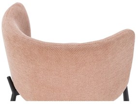 Прасковени тапицирани трапезни столове в комплект 2 бр. Ginny – MOME