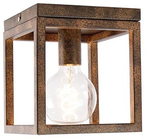 Индустриален плафон ръждясал кафяв - Cage