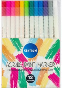 Акрилни маркери Art Centrum 89730, 12 цвята