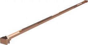 Mexen прост скоба за душ кабина 6-8 мм, розово злато - 800-01-60