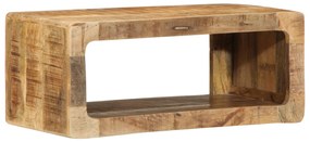 4104529 vidaXL Стена за телевизор 60x30x25 см Масивно дърво Грубо манго