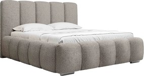 Επενδυμένο κρεβάτι Wizko-Gkri Skouro-140 x 200