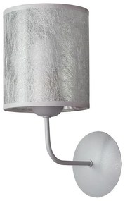 Аплик СЕТА, титан, абажур Басари Сребро, 1xE27