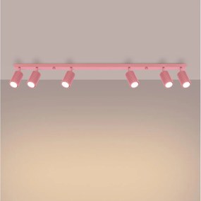 Brilagi - LED точково осветително тяло CRESTO 6xGU10/10W/230V розово