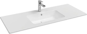 Умивалник Flat Bianco Ceramica White-Дължина: 120.5 cm