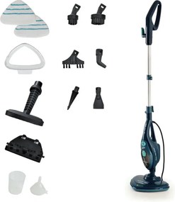 Парочистачка Ariete STEAM MOP 4164/06 10в1, 1500 W, 350 мл, Въртяща се глава, Аксесоари, Син
