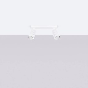 Бял прожектор 6,5x30 cm Gleam – Sollux