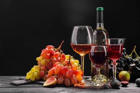 Самозалепващ фототапет – Вино с грозде
