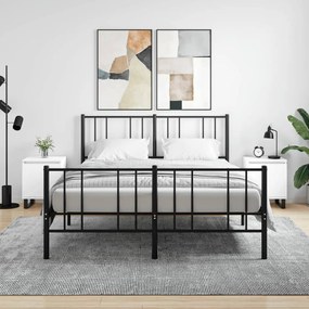 Sonata H Нощни шкафчета 2 бр бели 40x30x50 см инженерно дърво