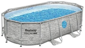 Bestway - Овален сглобяем басейн Rattan 427 x 250 x 100см