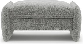 Светлосива шенилова табуретка Georgia – Micadoni