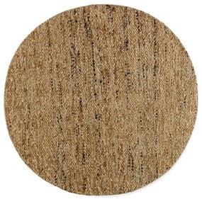 Кръгъл килим от юта в естествен цвят ø 180 cm Theo - Geese