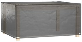3155345 vidaXL Калъф за градинска мебел 2 бр 8 капси 160x120x75 см правоъгълни