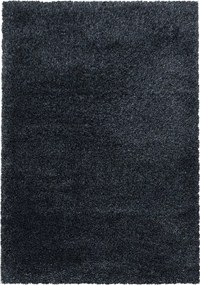 Антрацитен килим 120x170 cm Fluffy – Ayyildiz Carpets