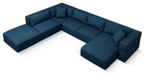 Син ъгъл U-образен диван, ляв ъгъл Esther – Milo Casa