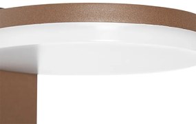 Модерна външна стенна лампа ръждиво кафява с LED IP54 - Esmee