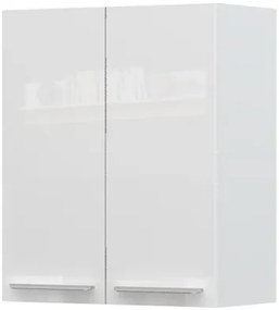 Висящ шкаф Raval V7-60-2K-White - White glossy