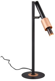 LED настолна лампа в черен и бронзов цвят (височина 50 cm) Ikaris – Trio Select