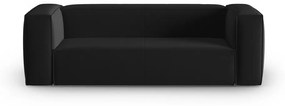Черен кадифен диван 200 cm Mackay – Cosmopolitan Design