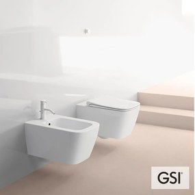 Окачване Биде Nubes/55 GSI White