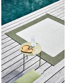 Зелен и кремав килим за открито и закрито 70x120 cm Ilda Pine – Pappelina