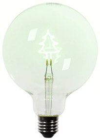 Коледна E27 LED лампа G125 прозрачна 1.8W 100 lm